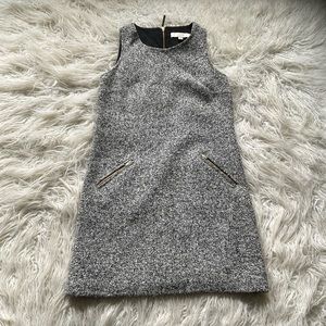 Loft Marled Tweed‎ Shift Dress